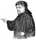 Geoffrey Chaucer [image 450x500 pixels]
