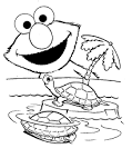 Elmo coloring page