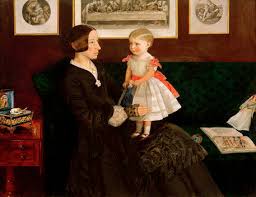 J.E.Millais, Mrs.James Wyatt u.Tochter\u0026quot; Picture art prints and ... - acf5f707c1e051e5981342a385667764