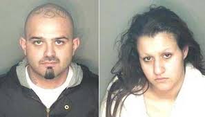 Jeremy Robert Bowles, 31, and his girlfriend, Kimberly Lynn Bugg, 24, both of Buena Park, have been arrested on suspicion of burglary. - kpj2dg-28burglarieslarge