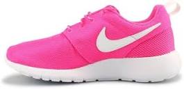 Amazon.com | Nike Kids Roshe One (GS) Hyper Pink/White Running ...