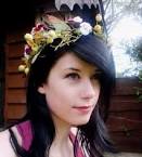 Hair Accessory Bohemian Princess Flower Crown Headwreath Circlet plum bridal ... - il_fullxfull.335725678