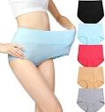 cauniss Womens High Waist Cotton Panties C-Section Recovery ...