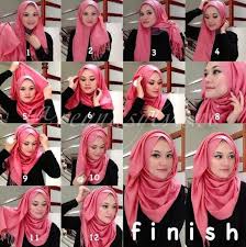 Aneka Tutorial Hijab Pashmina Kaos Modern Terpopuler