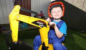 BOY\u0026#39;S TOY: Zane Carter, 4, loves anything to do with construction and spends hours at home on his toy digger. - 5126341