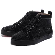 Mens-Christian-Louboutin-Sneakers-Glitter-Nubuck-High-Top-Black.jpg