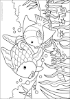 Fish coloring page