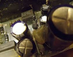 Image result for blown capacitor