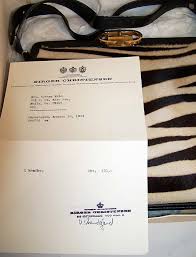 Zebra Fur Birger Christensen Handbag Purse - z1637p4