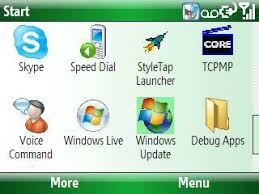 Image result for windows mobile 6.0 today screen