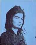 Blue Jackie, Andy Warhol, 1964 - andy-warhol-jackie-blue-1964