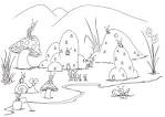 Bug coloring page