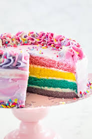 Image result for rainbow cake