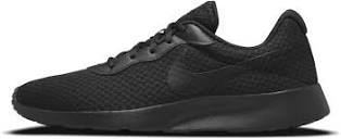 Amazon.com | Nike Mens Tanjun Black/Black-Barely Volt 7.5 | Road ...