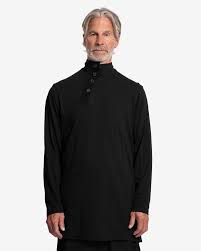 Image result for Мужская толстовка neck button black