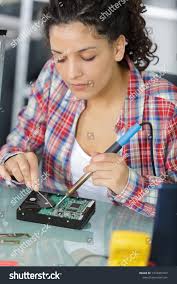 Image result for woman soldering