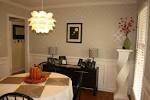 Retro Caldwell Flake Black White Panels Gray Grey Dining Room ...