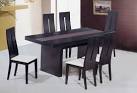 Unique Frosted Glass Top Modern Dinner Table Set - modern - dining ...