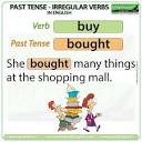 Past Tense of BUY in English - English Grammar Lesson