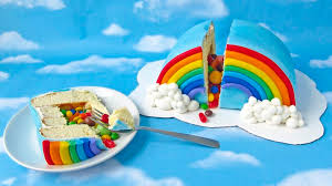Image result for rainbow cake