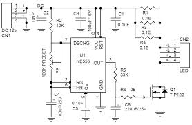 Image result for fade led 555 circuit