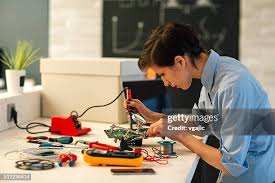 Image result for woman soldering