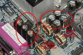 Image result for blown capacitor