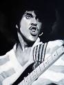 Philip Lynott by Noel O'Callaghan €800 Black & White Acrylic on Canvas 30ins ... - noelocallaghan3