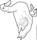 Duck coloring page