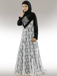 MyBatua Shaista Elegant Party Wear Abaya/Jilbab AY239 Black and ...