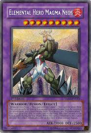 Card Errata:Elemental HERO Magma Neos - Yu- - ElementalHEROMagmaNeos-TAEV-EN-ScR-1E