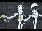 Pulp Fiction Banksy Wallpaper