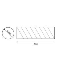 Image result for Воздуховод круглый ПВХ D160, L=0,5м 4605098001555