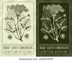 Attēlu rezultāti vaicājumam “Laserpitium latifolium bud”