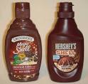 How does the "magic shell" topping for ice cream work?