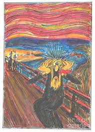 Image result for "the scream" parody