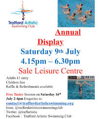 Image result for Trafford Synchronised Swimming Club