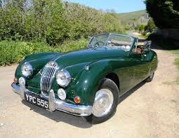 Image result for British Racing Green 1955 Jaguar