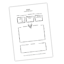 Image result for rpg character sheet