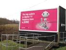 Billboard. Currently celebrating the loss of analogue television signals. - via Daymix