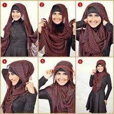 Cara Memakai Hijab Modern Untuk Muka Bulat Agar Sedikit Tirus ...