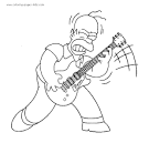 Simpsons coloring page