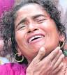 Rekha Devi, wailing mother of 13-year-old boy Santosh who was killed in a ... - ind2