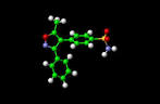 Bextra Molecular Structure -- Valdecoxib Molecule