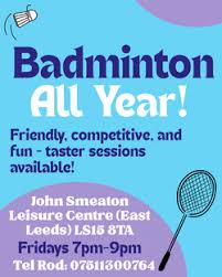 Image result for Garforth Badminton Club