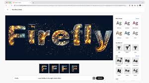 Text-to-Image feature in Adobe Firefly