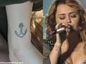 Miley Cyrus anchor tattoo