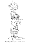 Dragon Ball Z coloring page