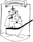Columbus Day coloring page