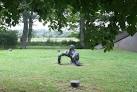 The sculpture is the work of Dutch-born artist and Belsen survivor Maurice - via Daymix
